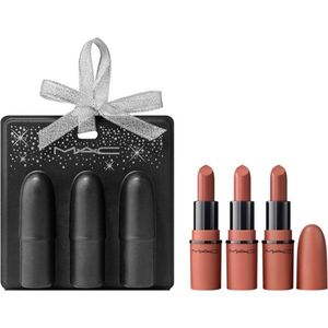 MAC Cosmetics Holiday Teddy Party Mini Lip Trio ajándékszett az ajkakra kép