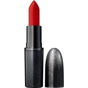 MAC Cosmetics Holiday MACximal Satin Lipstick selyem rúzs árnyalat Ruby Woo La La 3.5 g kép