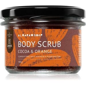 Almara Soap Body Scrub cukros test peeling narancsbőrre illattal Cocoa & Orange 180 g kép