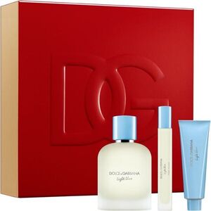 Dolce&Gabbana Light Blue Pour Homme EDT Trio Gift Set ajándékszett uraknak kép