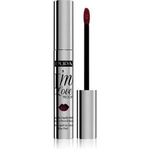 PUPA Milano I´m Loveproof mattító folyékony rúzs a hosszan tartó hatásért árnyalat 012 Burgundy Red 2.7 ml kép