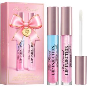 Too Faced Holiday Lip Injection Maximum Plump Lip Gloss Duo ajándékszett kép
