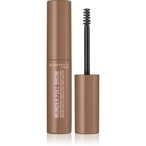 Rimmel Wonder'Full Brow szemöldök és szempillaspirál vízálló árnyalat 001 Light 4.5 ml kép