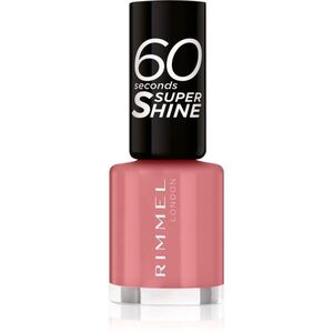 Rimmel 60 Seconds Super Shine körömlakk árnyalat 235 Preppy In Pink 8 ml kép