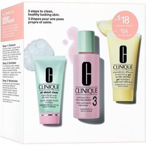Clinique 3 Steps Skin Care Kit Skin Type 3 ajándékszett kombinált és zsíros bőrre kép