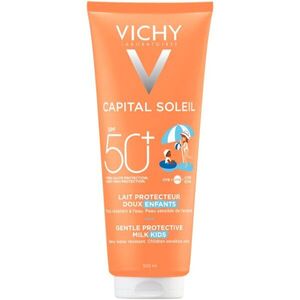 Vichy Capital Soleil Gentle Milk védő tej gyermekeknek arcra és testre SPF 50 300 ml kép
