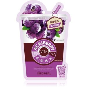 MEDIHEAL Vita Mask Acaiberry arcmaszk feszesítő hatással 20 ml kép