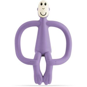 Matchstick Monkey Teething Toy and Gel Applicator rágóka 2in1 kefével Purple 1 db kép
