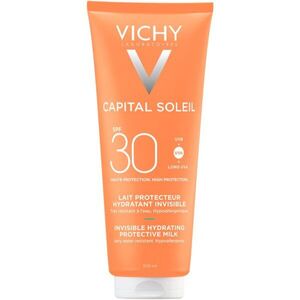 Vichy Capital Soleil Beach Protect védő és hidratáló tej arcra és testre SPF 30 300 ml kép