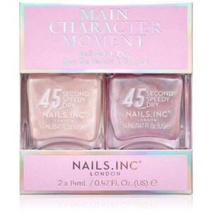 Nails Inc. 45 Second Speedy Gloss körömlakk dupla csomagolás árnyalat Main Character Moment 2x14 ml kép