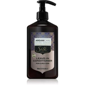 Arganicare Silk Protein Leave-In Conditioner öblítés nélküli kondicionáló göndör hajra 400 ml kép