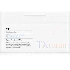 VT Cosmetics TX-Toning Daily Mask fehérítő gézmaszk a pigment foltok ellen nagy csomagolás 30 db kép
