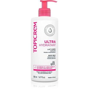 Topicrem UH BODY Ultra-Moisturizing Body Milk mélyhidratáló testápoló tej száraz és érzékeny bőrre 500 ml kép