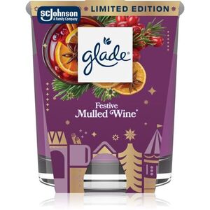 GLADE Festive Mulled Wine illatgyertya 112 g kép