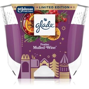 GLADE Festive Mulled Wine illatgyertya 204 g kép