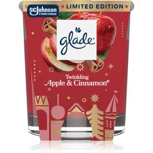 GLADE Twinkling Apple & Cinnamon illatgyertya 112 g kép