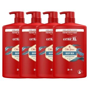 Old Spice Deep Sea 3in1 férfi Sampon és Tusfürdő 4x1000ml kép