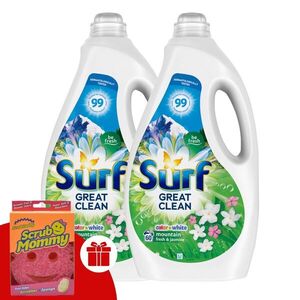 Surf Mountain Fresh & Jasmine folyékony Mosógél 2x3L - 120 mo... kép