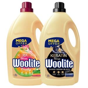 Woolite Keratin Therapy fruity mosószer csomag színes és sötét ru... kép