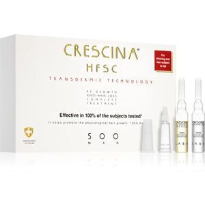 Crescina Transdermic 500 Re-Growth and Anti-Hair Loss hajnövekedés és hajhullás elleni ápolás uraknak 20x3, 5 ml kép