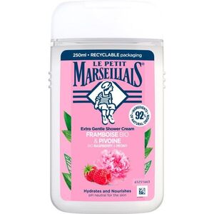 Le Petit Marseillais Raspberry BIO & Peony krémes tusoló gél 250 ml kép
