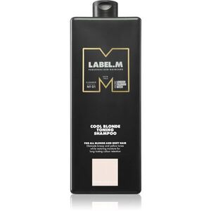 label.m Cool Blonde Toning Shampoo sampon semlegesíti a sárgás tónusokat 1000 ml kép
