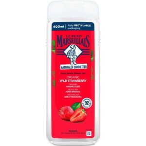 Le Petit Marseillais Organic Wild Strawberry gyengéd tusfürdő gél 400 ml kép