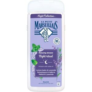 Le Petit Marseillais Night Collection Lemon Balm & Lavender relaxáló tusfürdő gél 650 ml kép