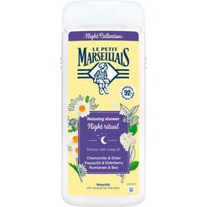 Le Petit Marseillais Night Collection Chamomile & Elder relaxáló tusfürdő gél 650 ml kép