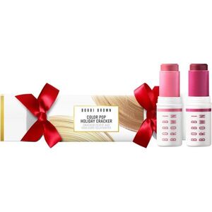 Bobbi Brown Holiday Color Pop Holiday Cracker ajándékszett árnyalat Cheeky Pink / Plum Envy kép