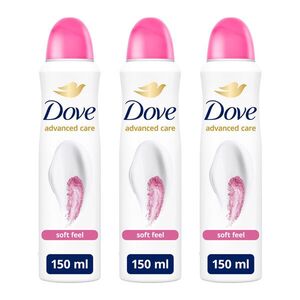 Dove Advanced Care Powder Soft női izzadásgátló dezodor, 3x150 ml kép