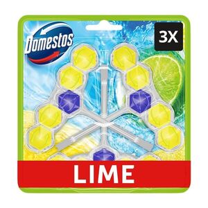 Domestos Power5 Lime illatú WC illatosító blokk, 3x50 g kép