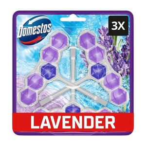 Domestos Power5 Levendula illatú WC illatosító blokk, 3x50 g kép