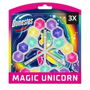 Domestos Power5 Magic Unicorn WC illatosító blokk, 3x50 g kép