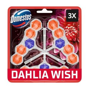 Domestos Aroma Lux Dahlia WC illatosító blokk, 3x50 g kép