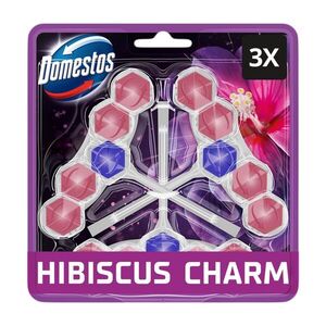 Domestos Aroma Lux Hibiscus WC illatosító blokk, 3x50 g kép