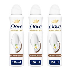 Dove Advanced Care Női Izzadásgátló Kókusz és Jázminvirág illatú 3x150ml kép
