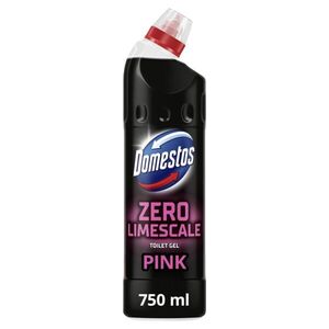 Domestos zéró Pink WC vízkőoldó gél fertőtlenítő hatással, 750ml kép