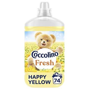 Coccolino Fresh Happy Yellow öblítő, 74 mosás, 1702 ml kép
