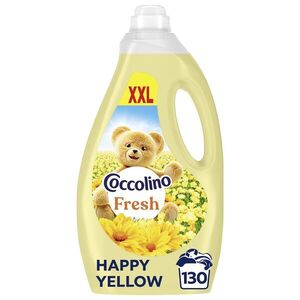 Coccolino Fresh Happy Yellow öblítő, 130 mosás, 2990 ml kép