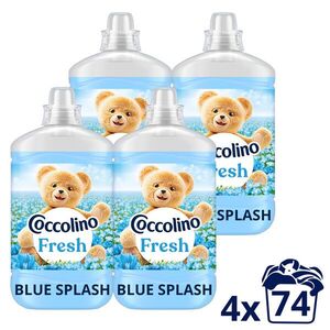 Coccolino Fresh Blue Splash öblítő, 296 mosás, 4x1702 ml kép