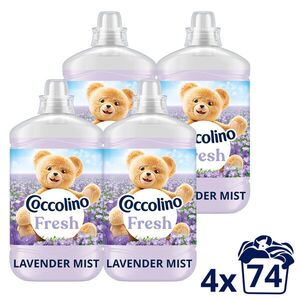 Coccolino Fresh Lavender Mist öblítő, 296 mosás, 4x1702 ml kép