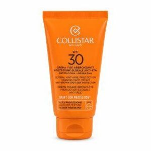 Collistar Global Anti-Age Protection napozó krém Tanning Face Cream SPF 30 50 ml kép