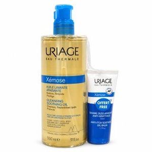 Uriage Xémose arcápoló szett Cleansing Soothing Oil + Anti-Itch Soothing Oil Balm 500 ml + 50 ml kép