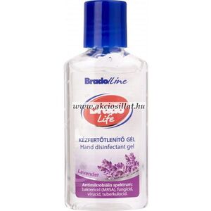 Bradolife kézfertőtlenítő gél - levendula 50 ml kép