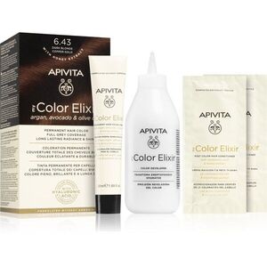 Apivita My Color Elixir hajfesték ammónia nélkül árnyalat 6.43 Dark Blonde Copper Gold 1 db kép