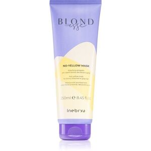 Inebrya BLONDesse No-Yellow Mask haj maszk semlegesíti a sárgás tónusokat 250 ml kép