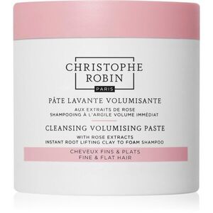 Christophe Robin Cleansing Volumizing Paste hámlasztó sampon a hajtérfogat növelésére 250 ml kép