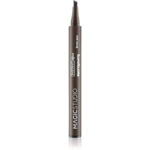 Magic studio Microfilling Brow Pen tartós filc szemöldökre árnyalat Dark Brown 13.5 g kép
