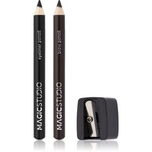 Magic studio Eyeliner Pencil Brow & Sharpener szett szem és szemöldök számára 0.5 g kép